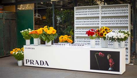 prada pop up fiori|prada flower shops 2023.